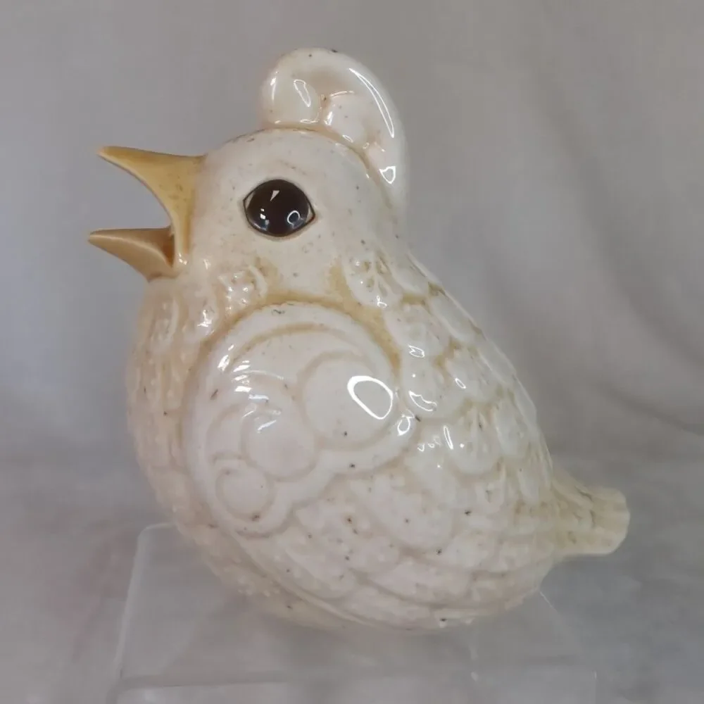 Ceramic Bird Quail Cleanser Salt Spice Shaker Deodorizer Potpourri VTG Kitchen